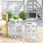 Metal Set of 2 End Tables