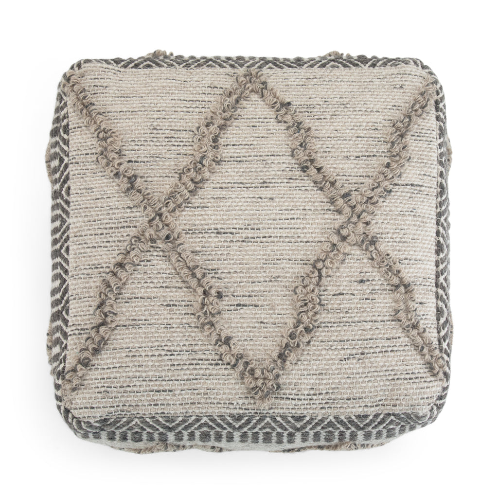 Sweeney 18 Inch Wide Square Pouf