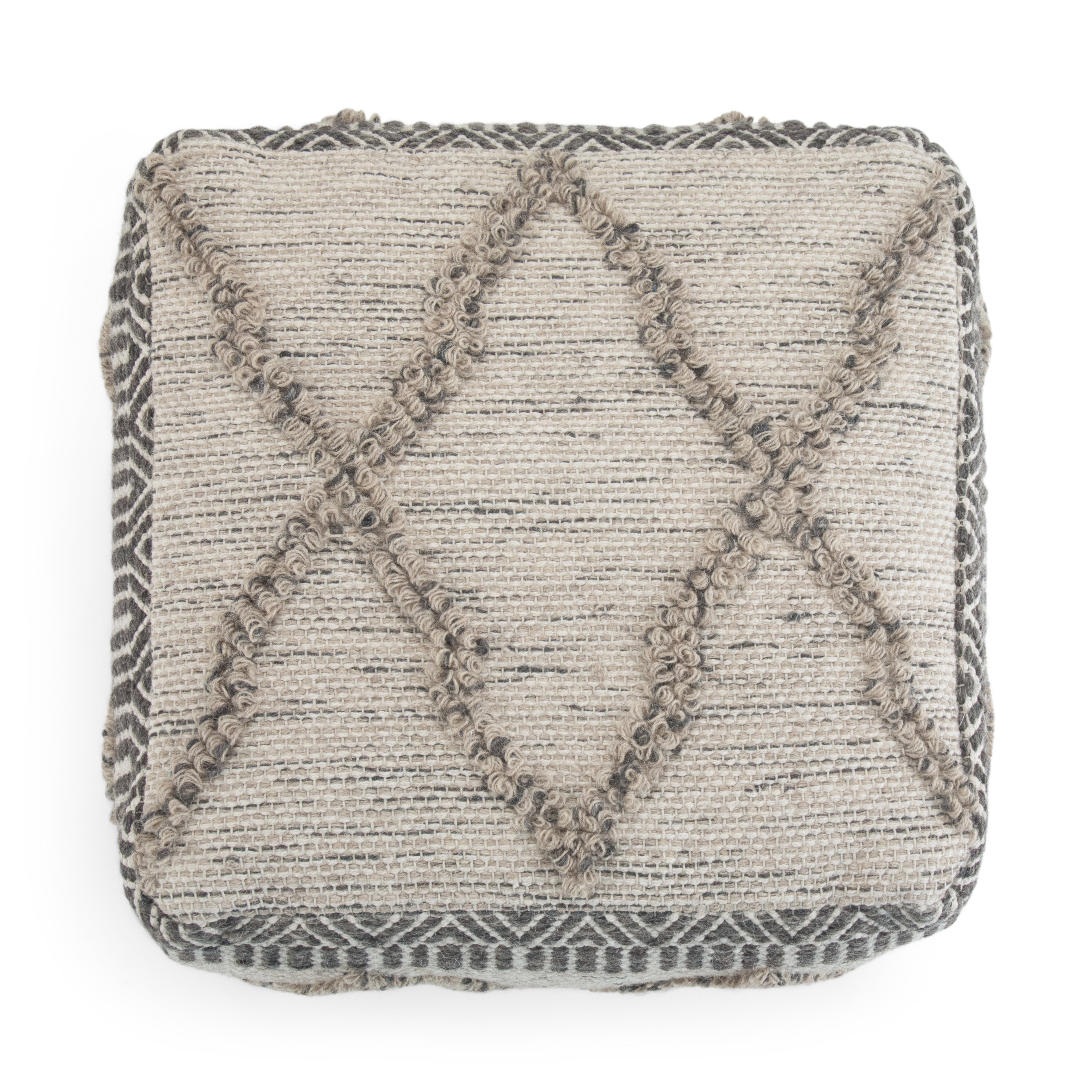 Sweeney 18 Inch Wide Square Pouf