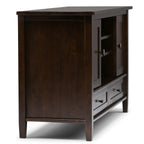 Warm Shaker 47 Inch Wide Solid Wood TV Stand in Tobacco