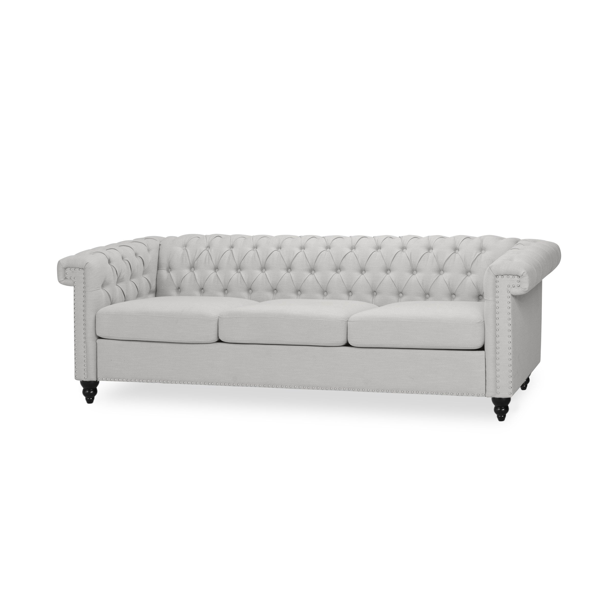 Chesterfield-Style 3 Seater Sofa