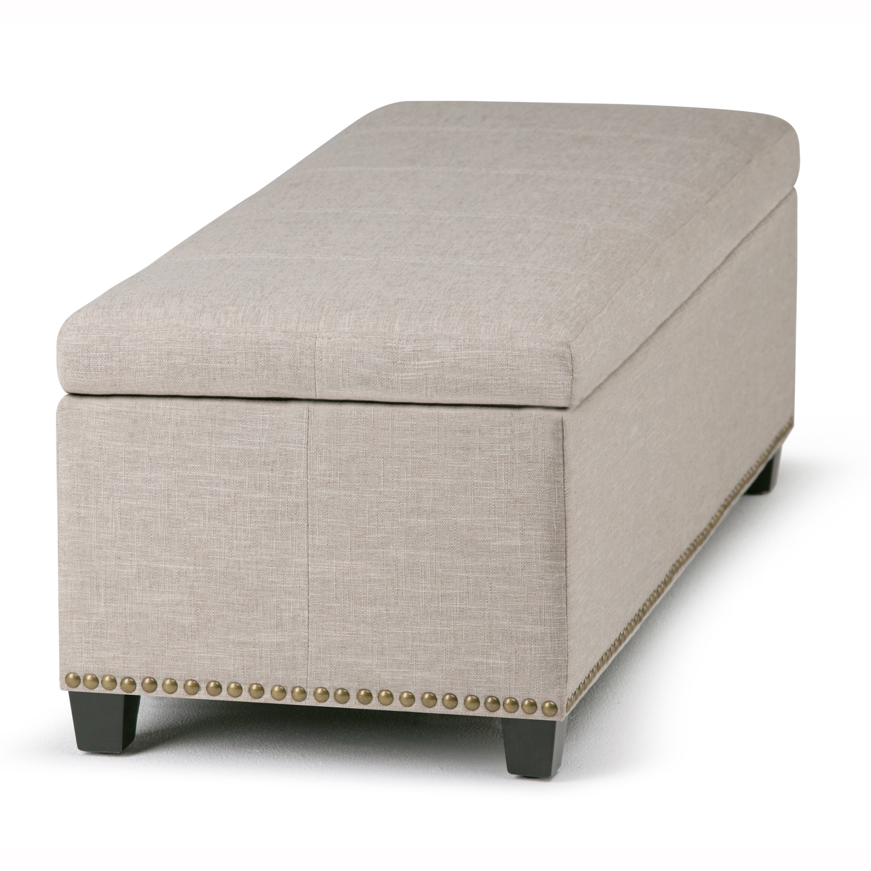 Kingsley 48 Inch Wide Large Storage Ottoman