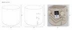 Bordon Ivory Textured Pom-Pom Stool - Clearance