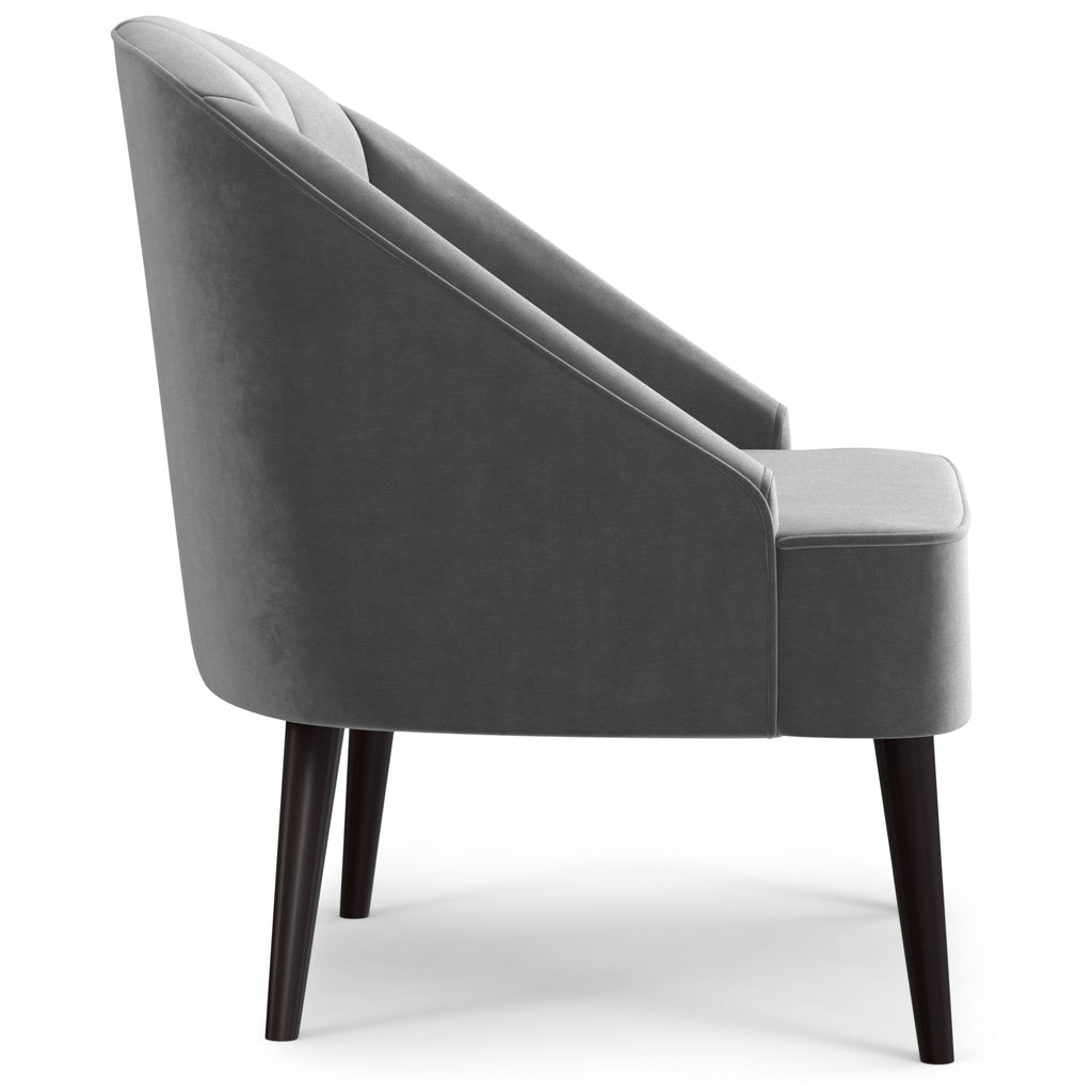 Harrah Accent Chair - Smoky Grey