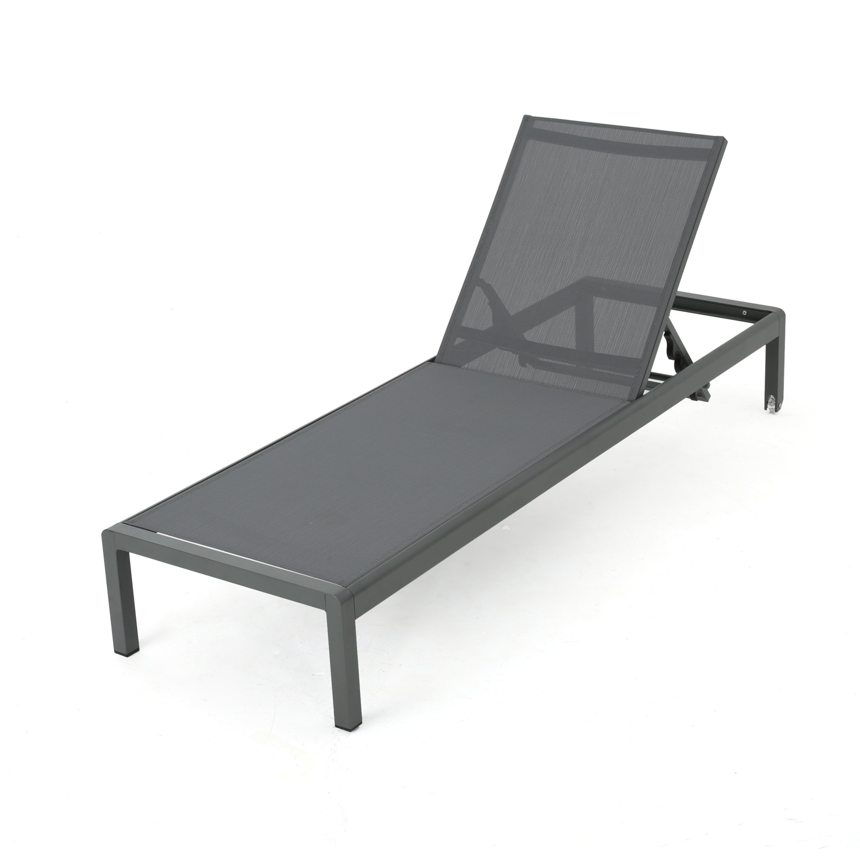 Cape Coral KD Chaise Lounge Grey (Set of 2)