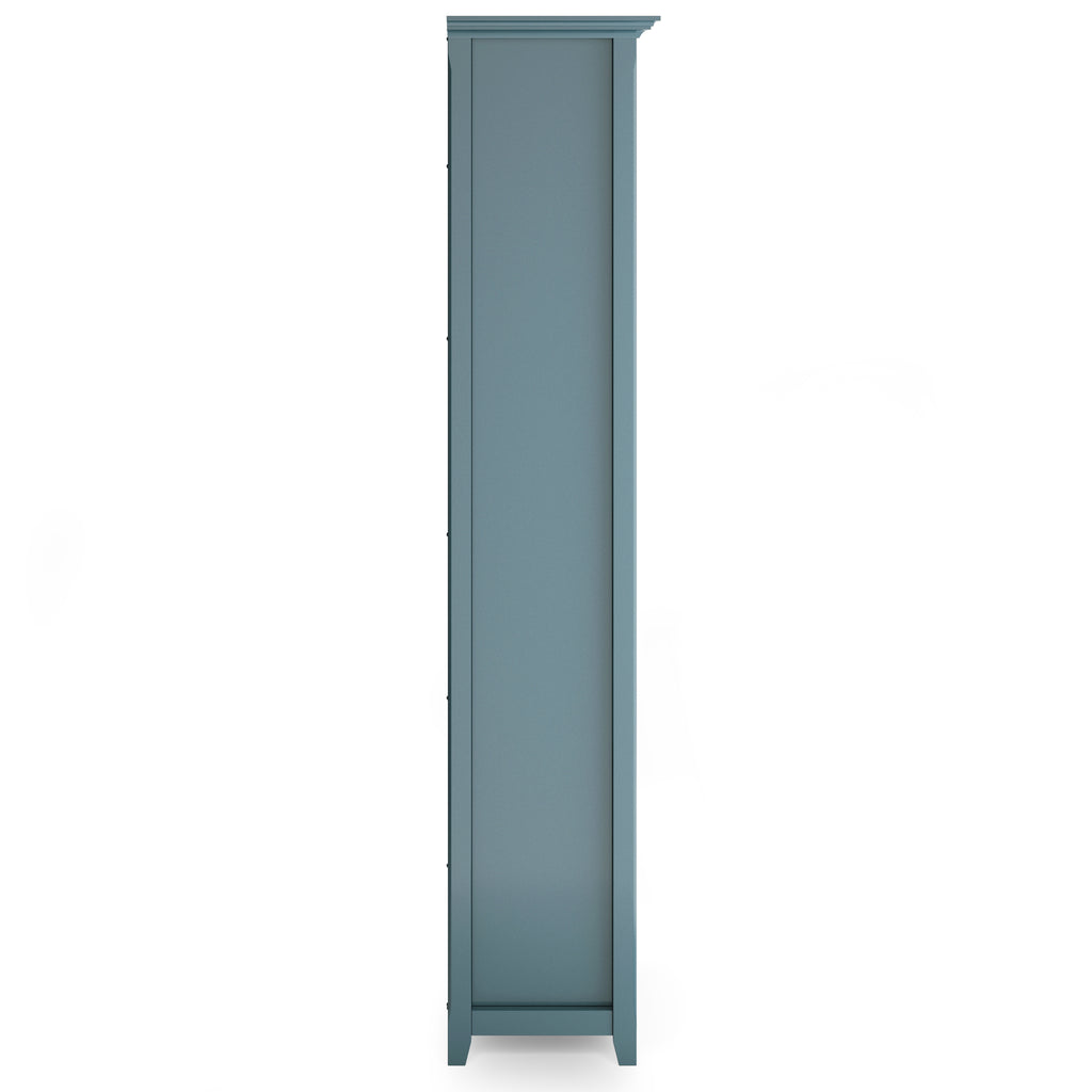 Amherst 30 Inch Solid Wood 5 Shelf Bookcase in French