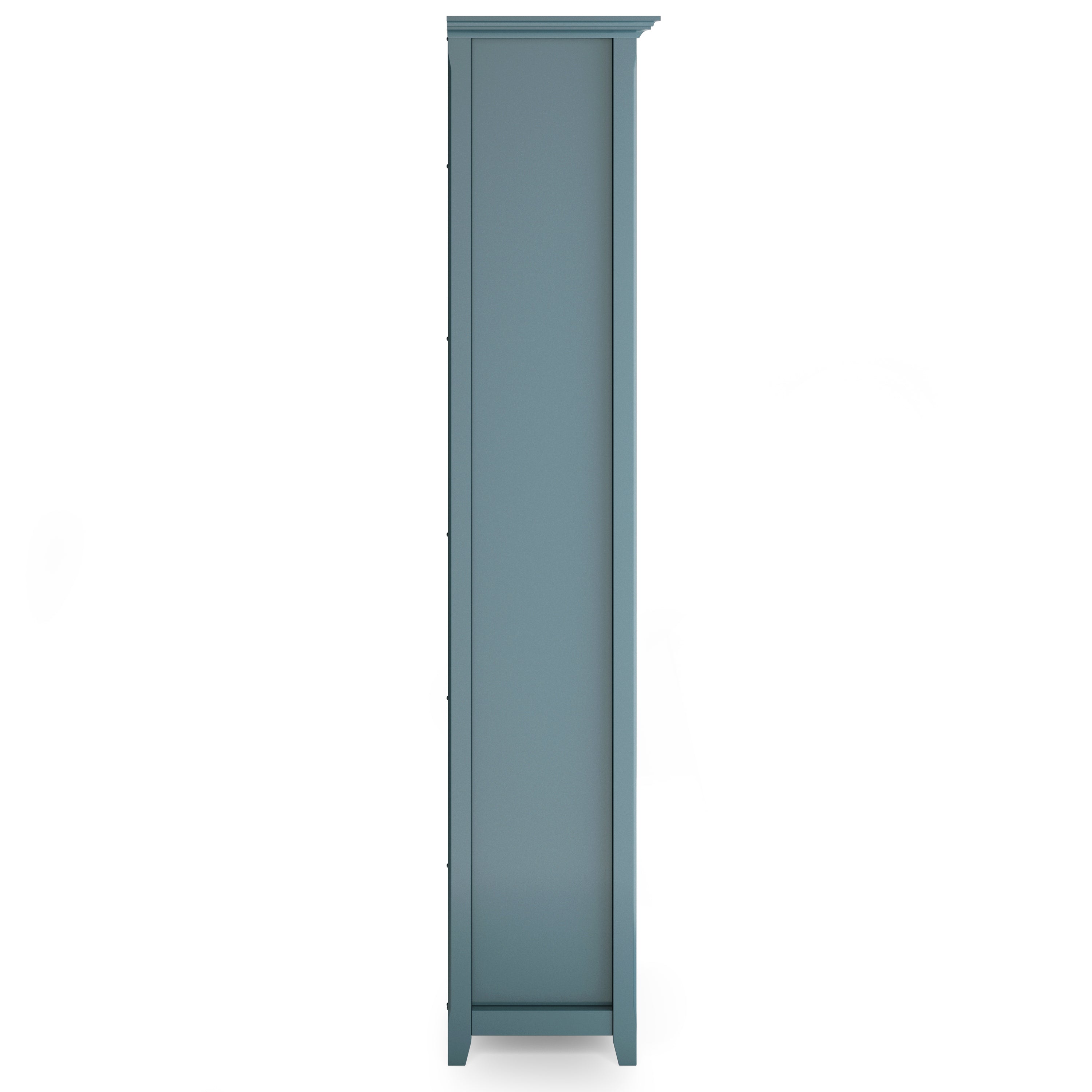 Amherst 30 Inch Solid Wood 5 Shelf Bookcase in French