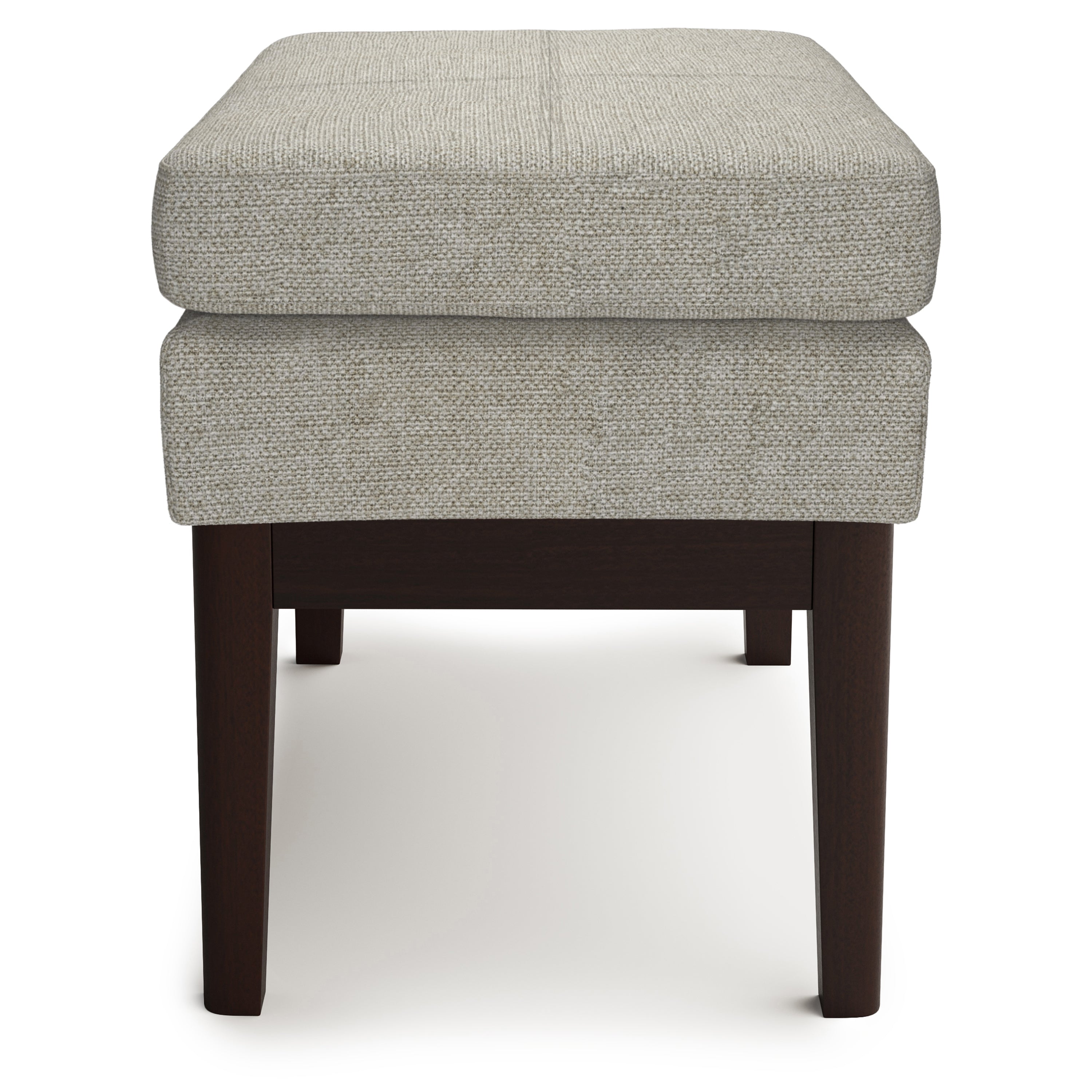 Carlson Small Ottoman Bench in Greige