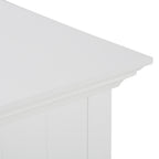 Acadian 18 Inch Wide Solid Wood Four Drawer Floor Storage Cabinet