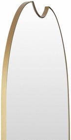 Escaudain Contemporary Gold Mirror - Clearance