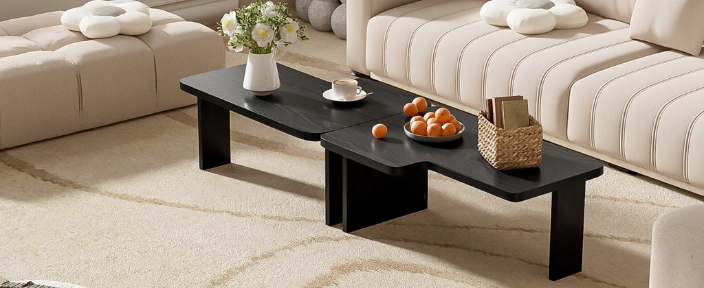 U-Can Modern Minimalist Coffee Table Set