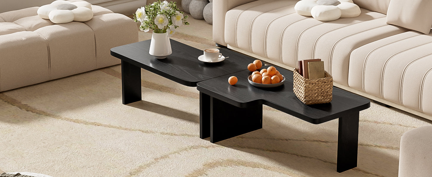 U-Can Modern Minimalist Coffee Table Set