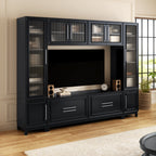 Vibe Haus 102" W Wall Unit Modern Entertainment Center