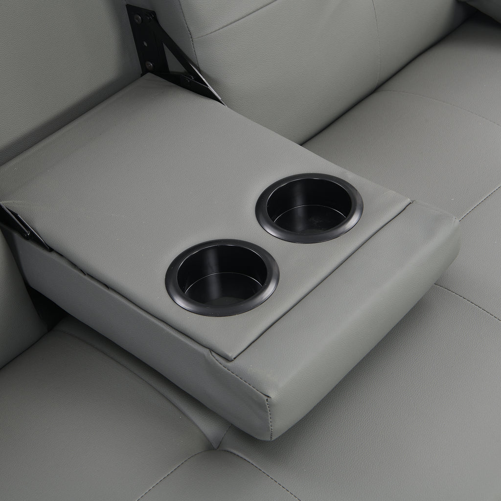Sofa Bed with Armrest and Holders