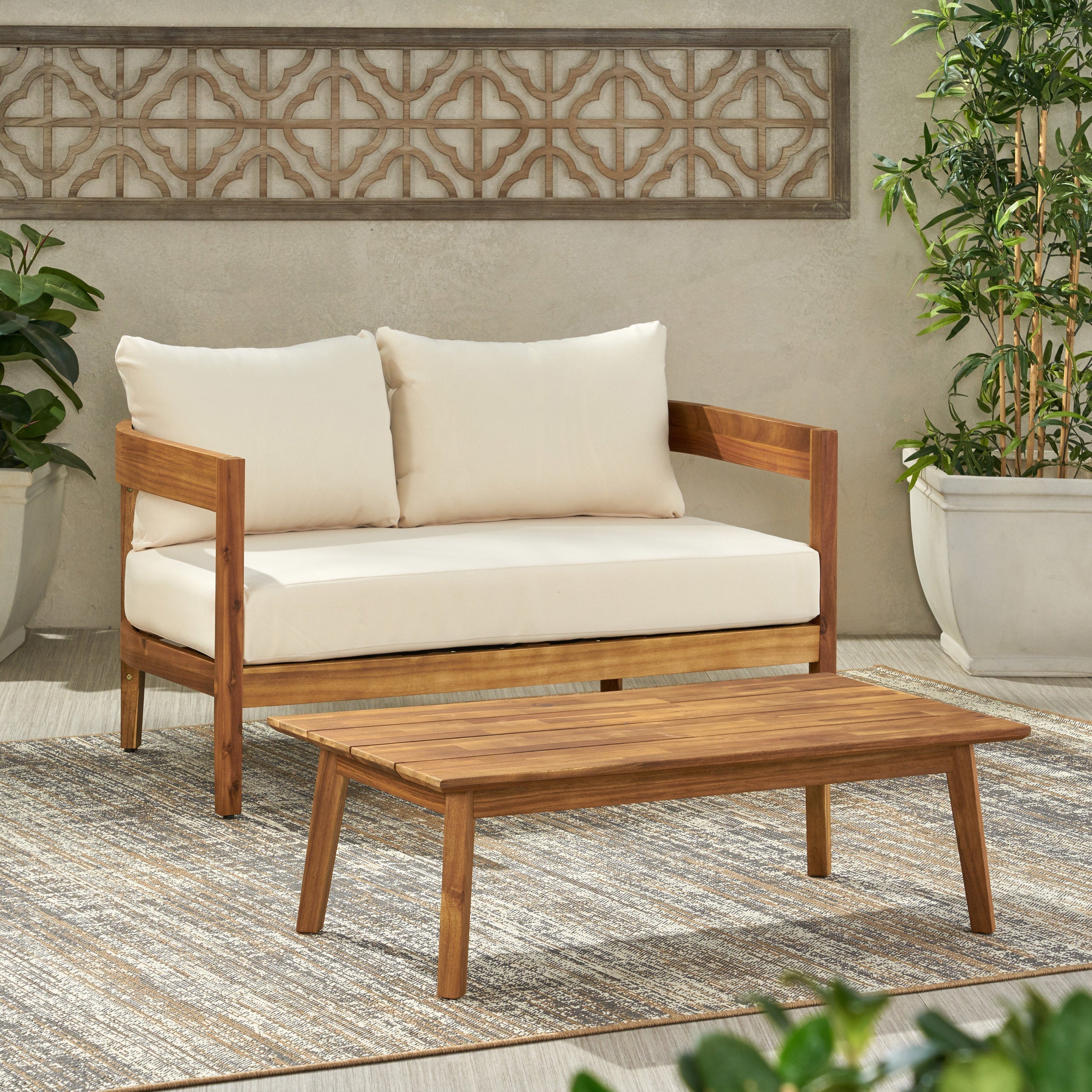Brooklyn Loveseat + Coffee Table Set for Living Room