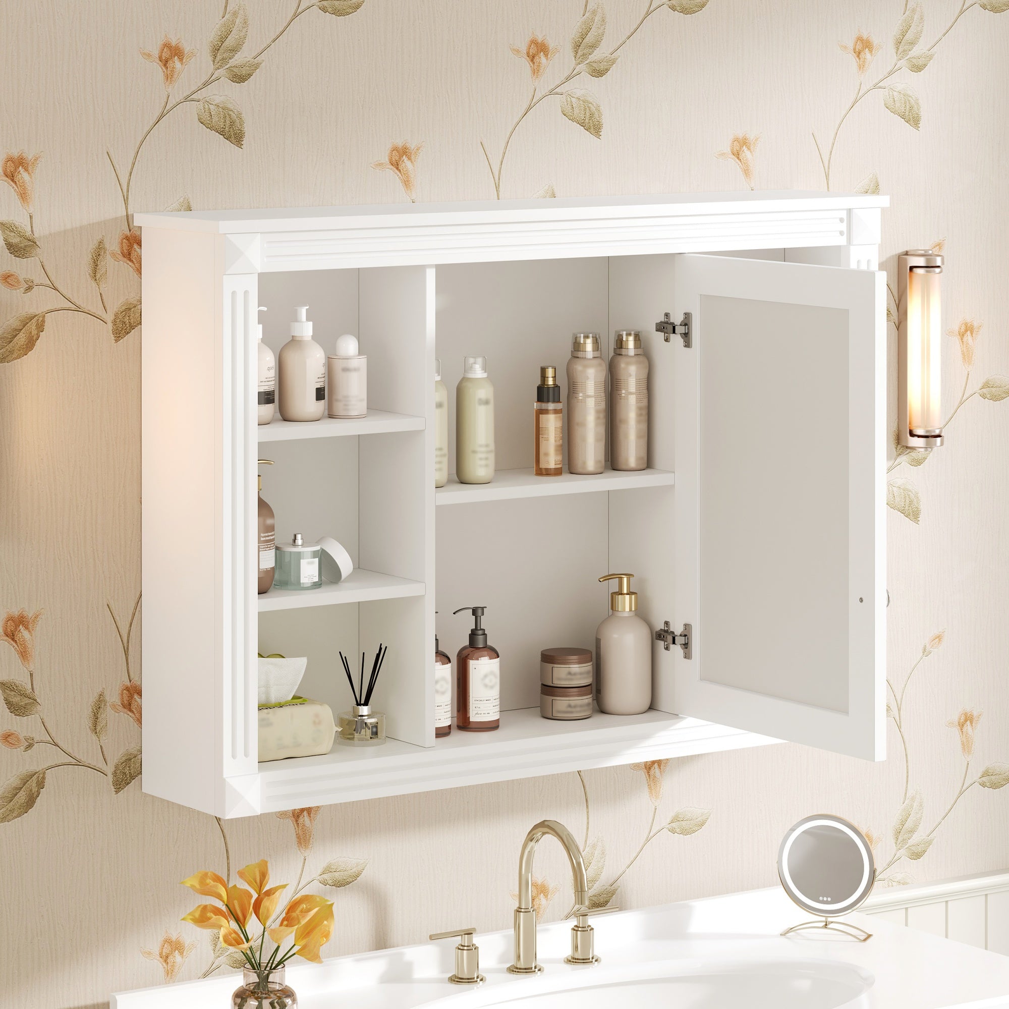 42'' Wall Mounted Bathroom Storage Cabinet