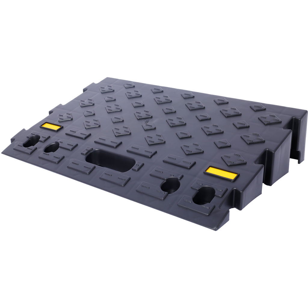 4" High 2-Piece Portable Automotive Curb Ramp