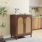 59" Rattan Sideboard Buffet Cabinet