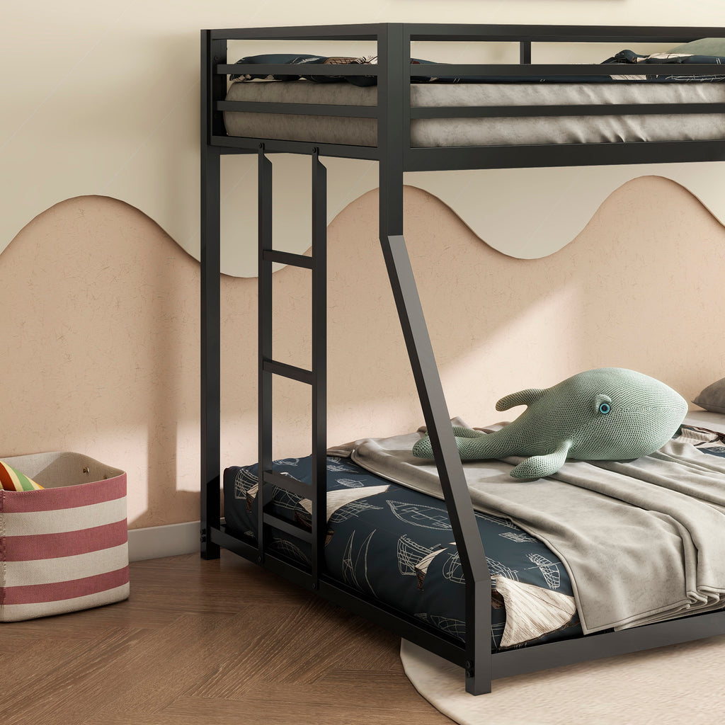 Adam Sturdy Twin Over Full Bunk Bed Metal