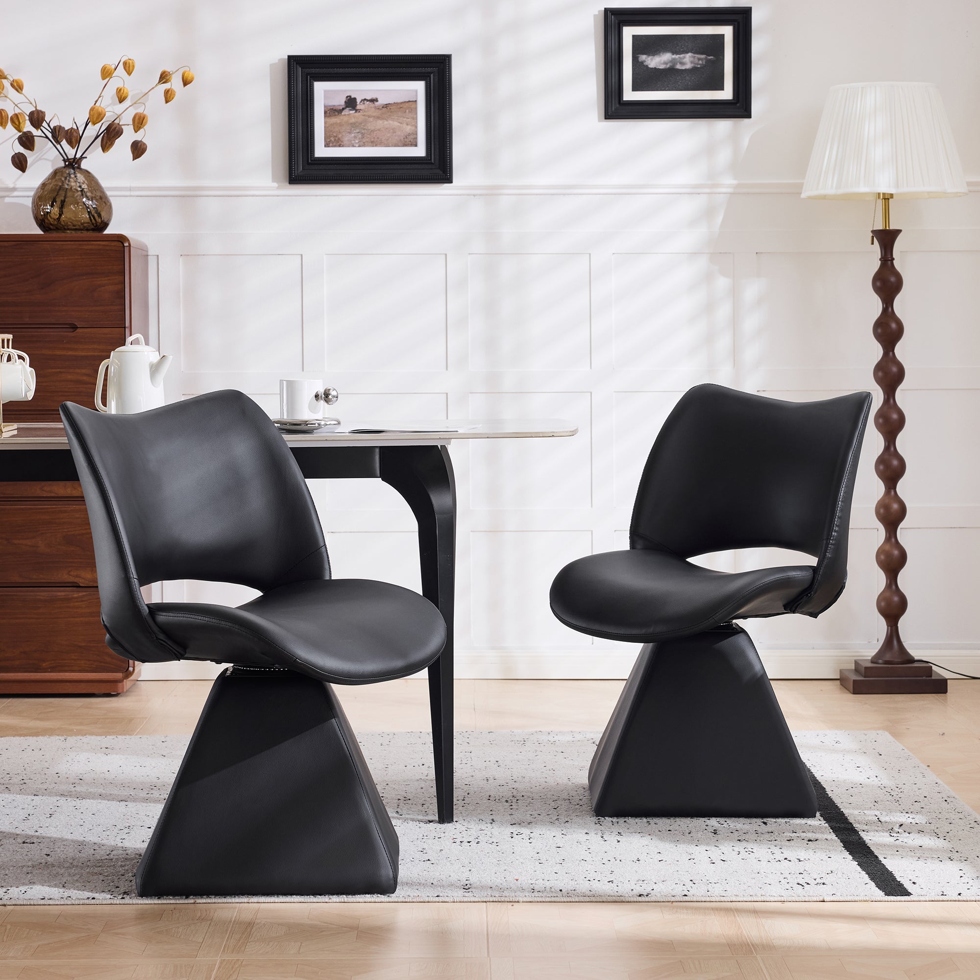 Contemporary Swivel Dining Chair