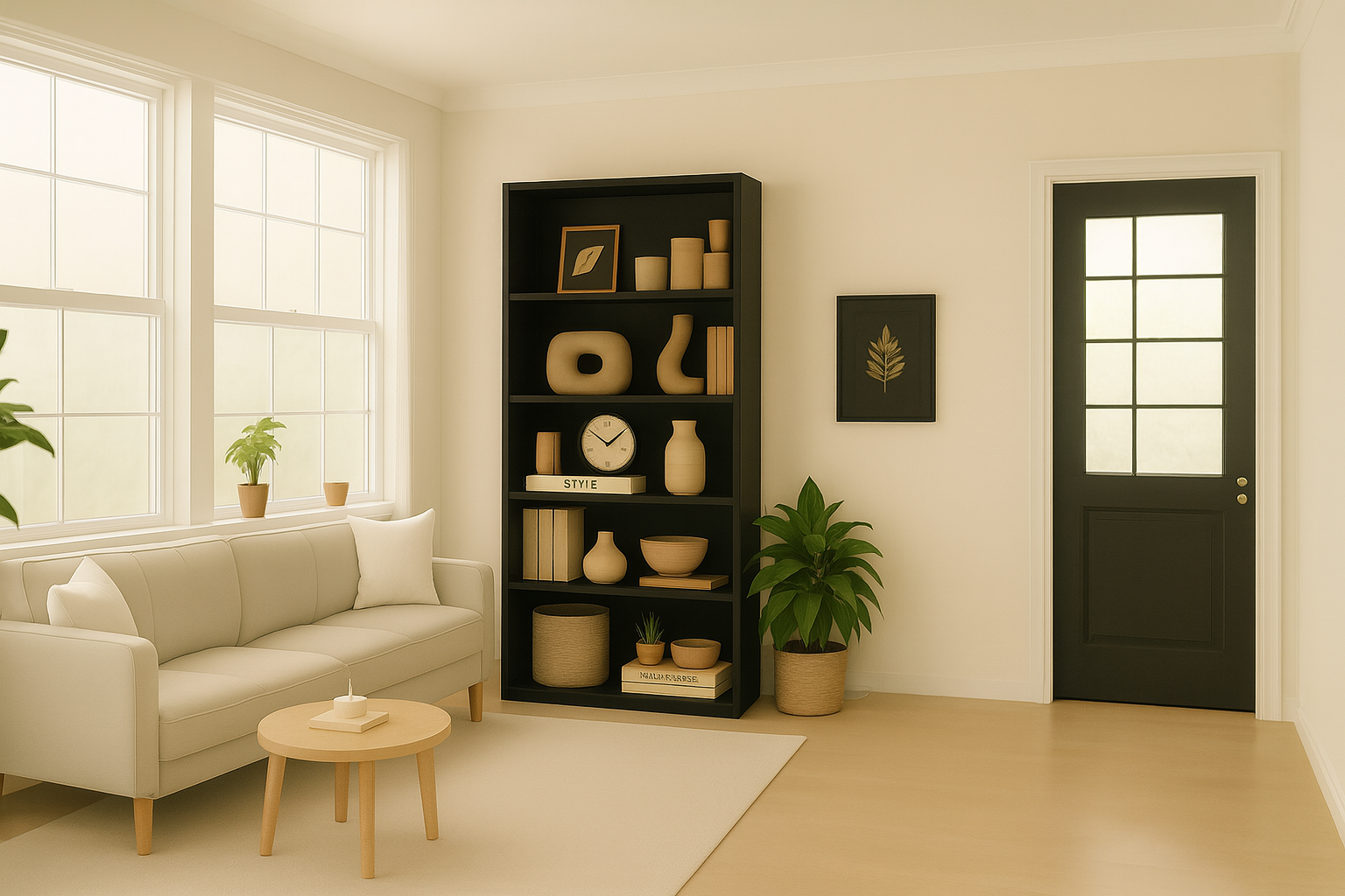 5-Tier Bookshelves Storage Cabinet