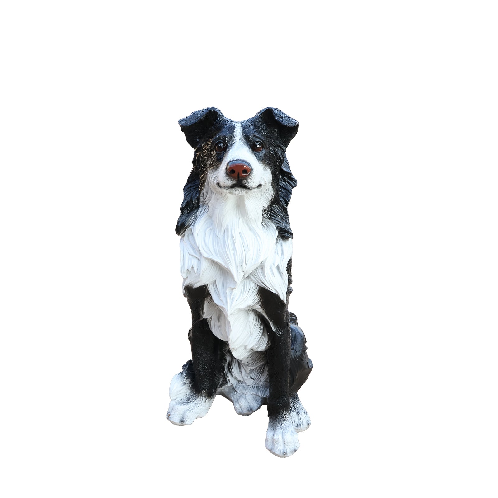 Outdoor Garden Border Collie Dog Statue Greeter