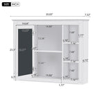 36" Bathroom Vanity with Medicine Cabinet