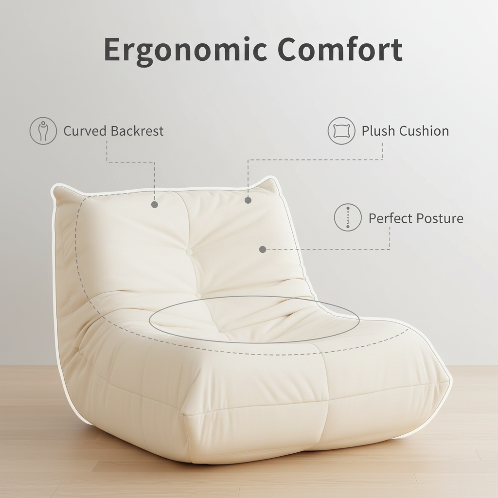 Luxury Accent Chair With Button-Tufted Detail