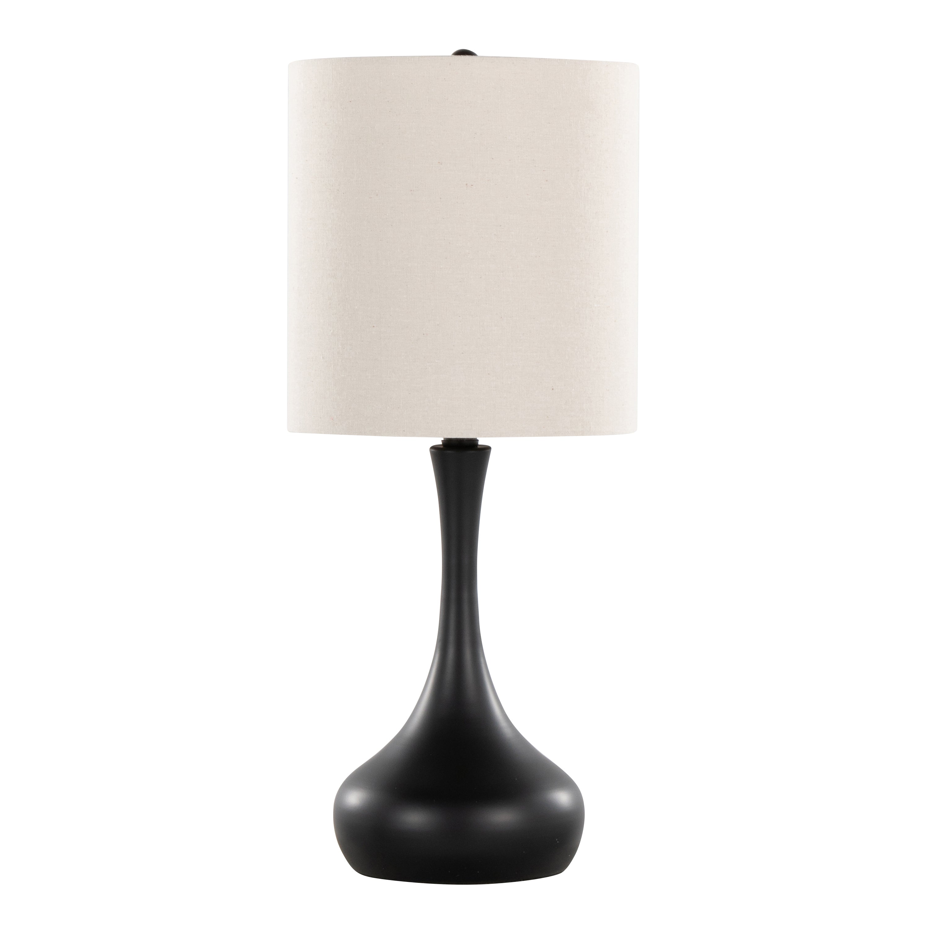 Genie 24" Contemporary Metal Table Lamp in Matte