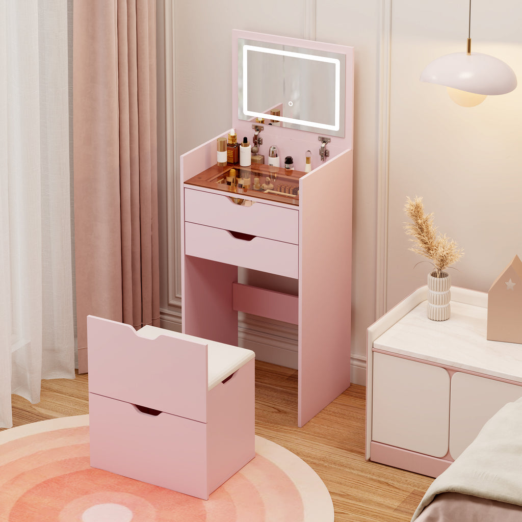 Dressing Table and Stool Set