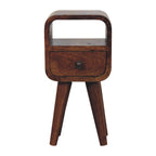 Solid Wood Extra Mini Curve Bedside