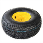 Set of 2 Lawn Mower Tires and Wheel Assembly