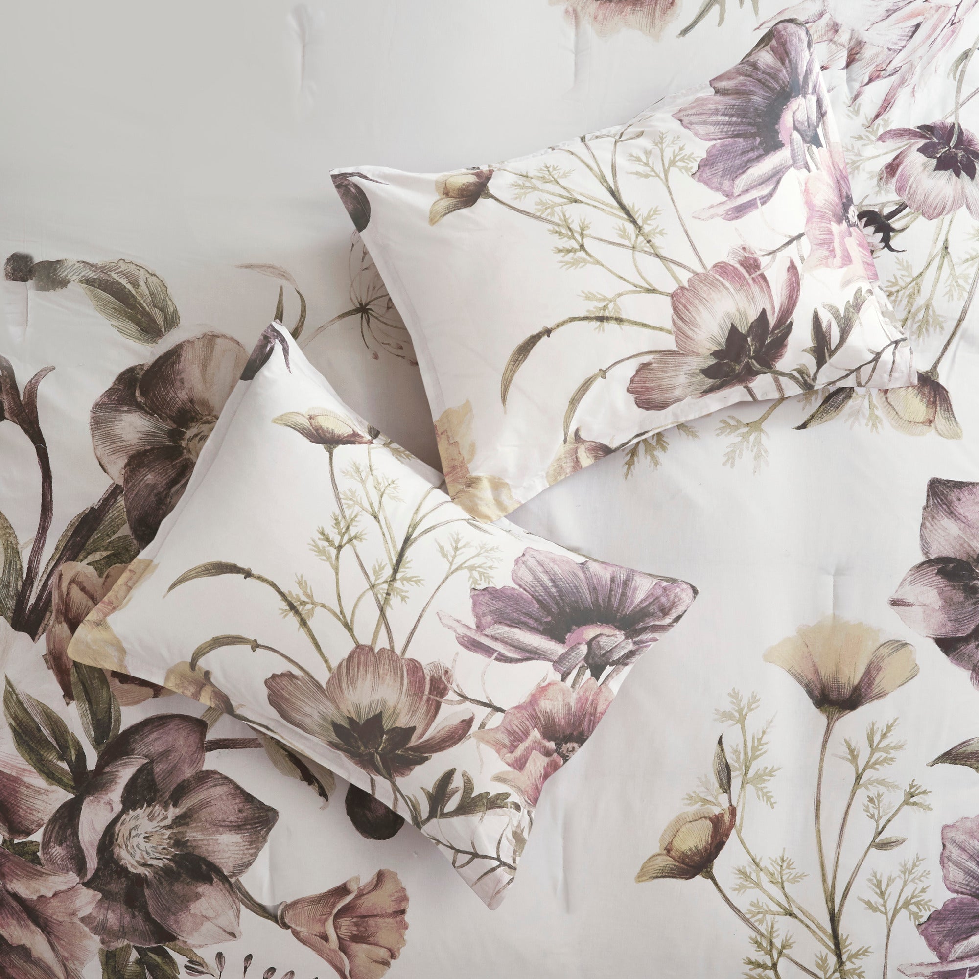 8 Piece Cotton Printed Comforter Set