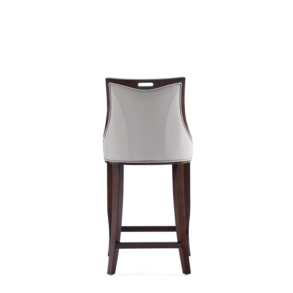 Emperor Wood Upholstered Barstool
