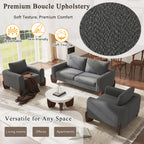 U_Style Modern 3-Piece Living Room Sofa Set
