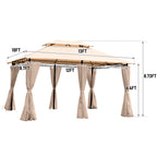 13x10 Outdoor Patio Gazebo Canopy Tent