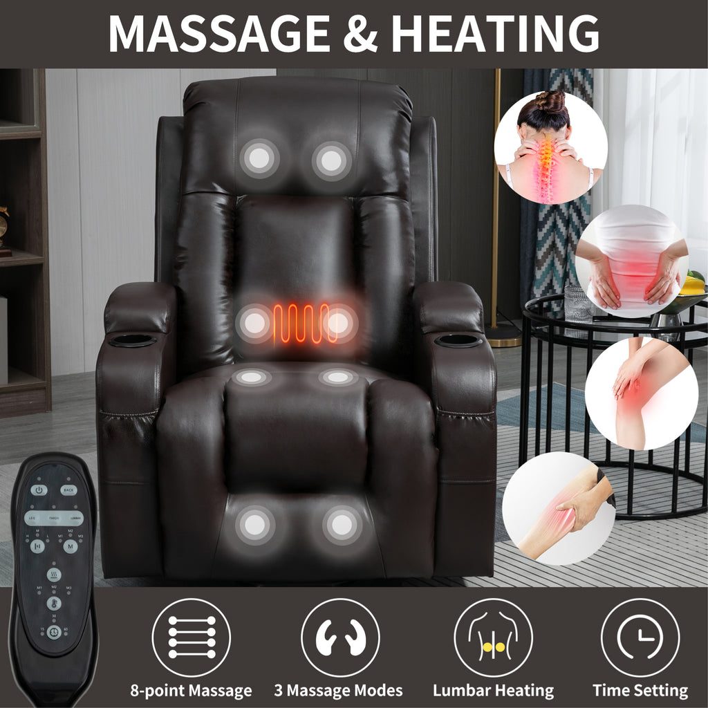 Infinite Position Power Lift Recliner Chair for Elderly