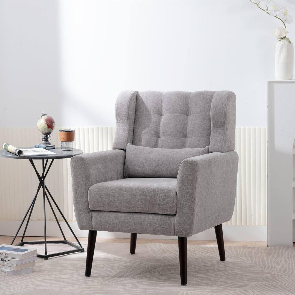 Modern Chenille Accent Chair