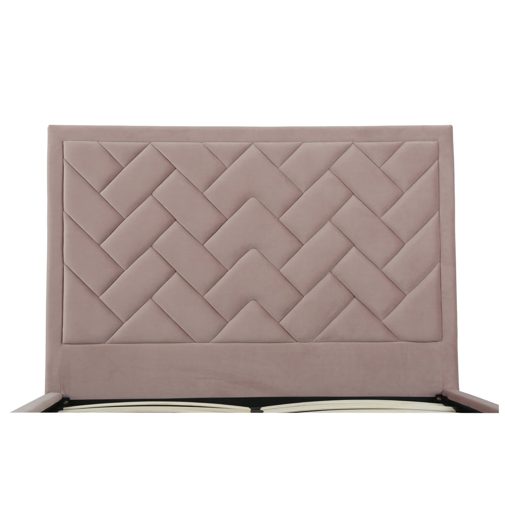 Crosby Upholstered Velvet Queen Bed