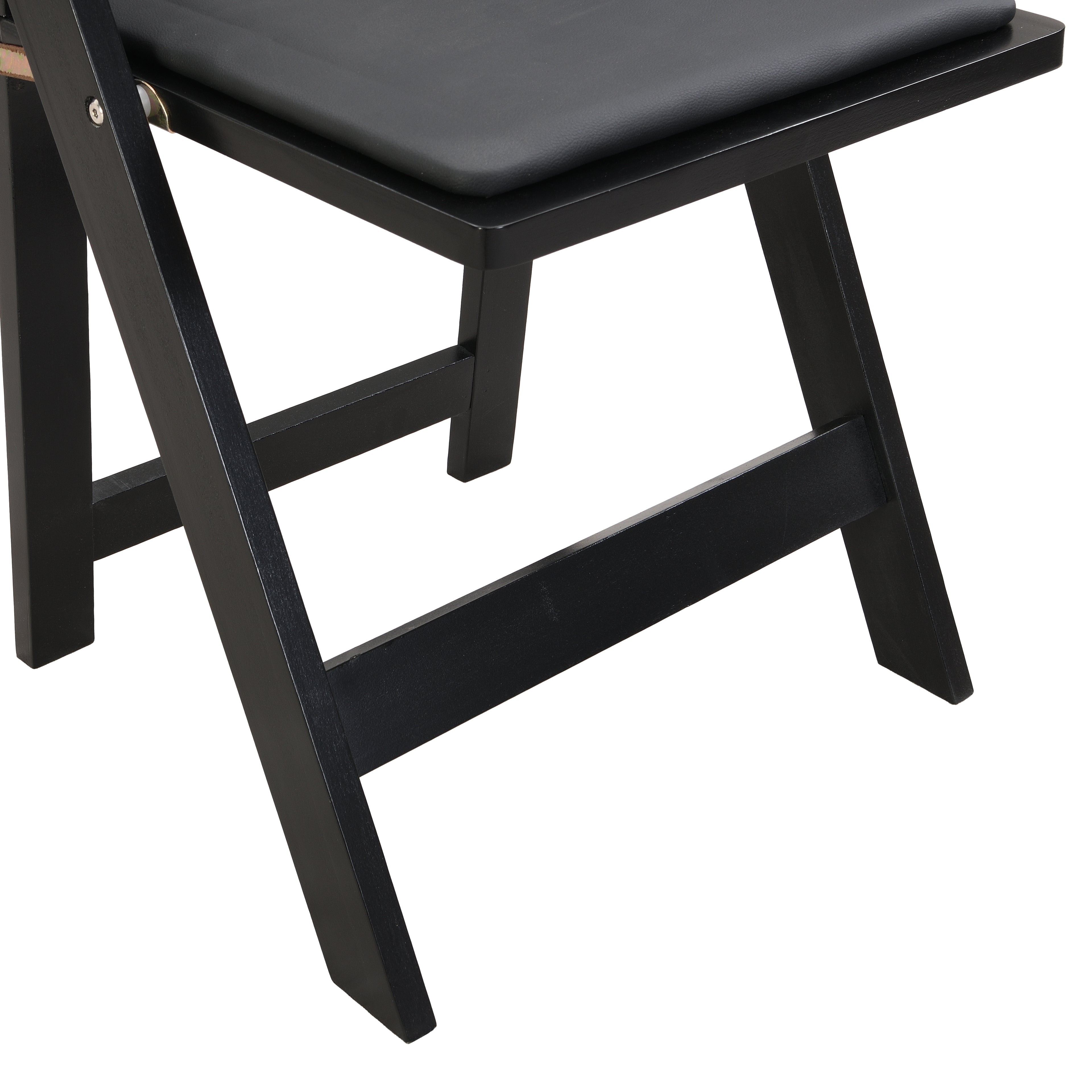 Upholstered Folding Chair Set of 4