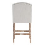Vienna Contemporary Fabric Tufted Wingback Counter Stools