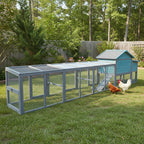 141" Large Wooden Chicken Coop