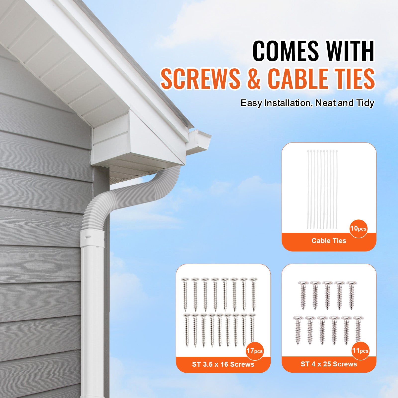 Mini Split Line Set Cover (3-inch W, 15.8Ft L)