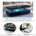 Vibe Haus LED Coffee Table with Storage