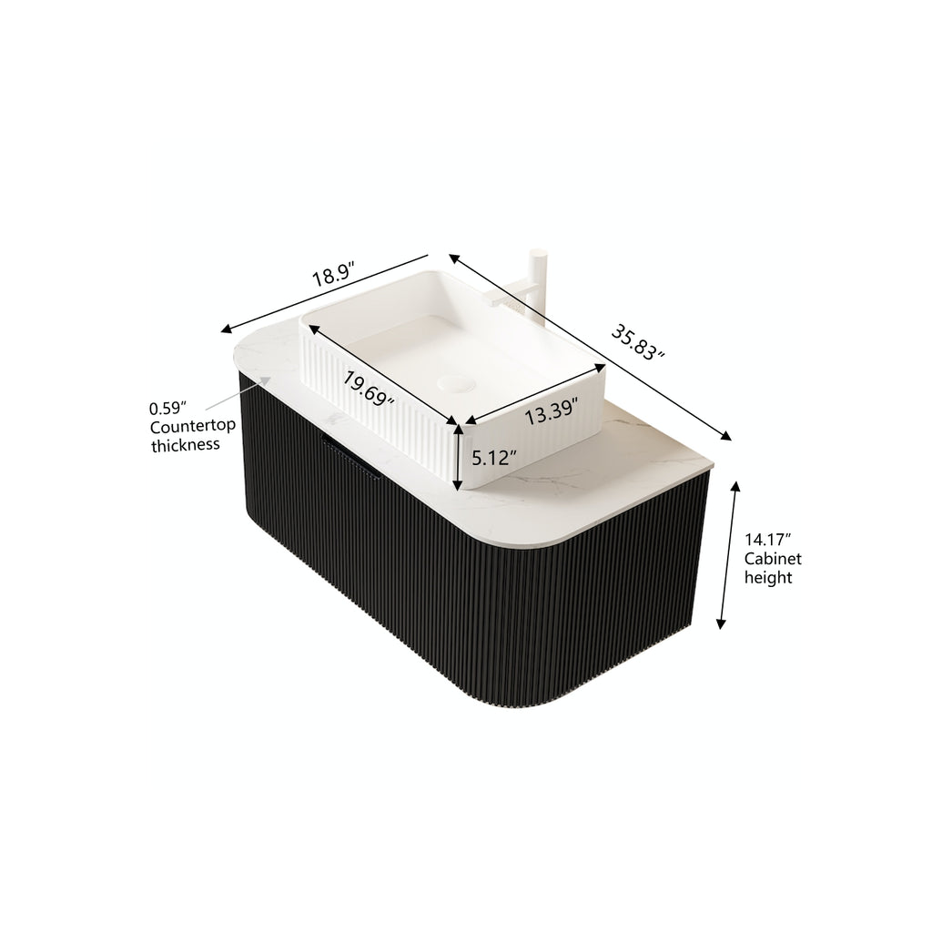 Dina 36" Bathroom Vanity with Sink