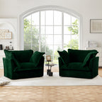 Set of 2 Slipcovered Armchairs