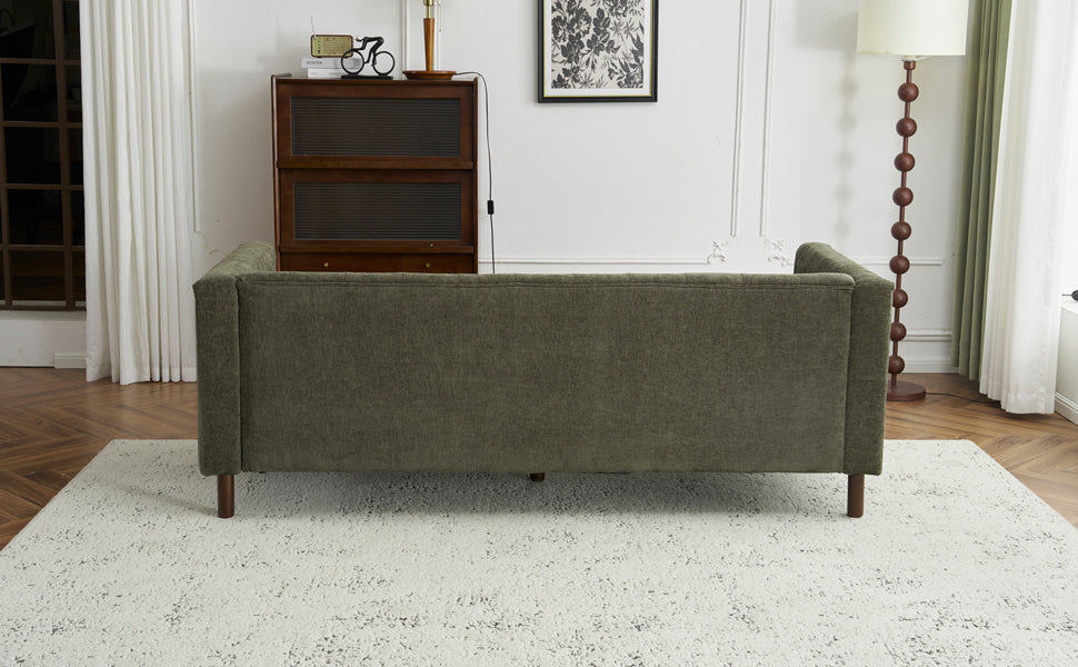 78" Upholstered Sofa - Modern 3-Seater Couch