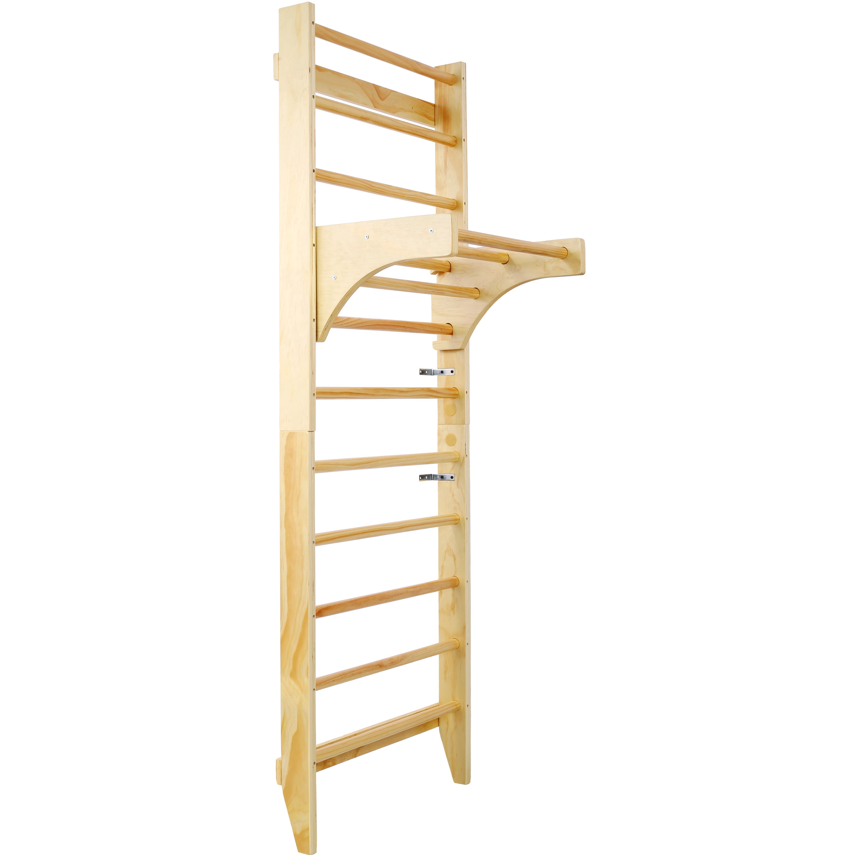 Wooden Swedish Ladder Stall Bars Set for Physical Therapy & Gymnastics