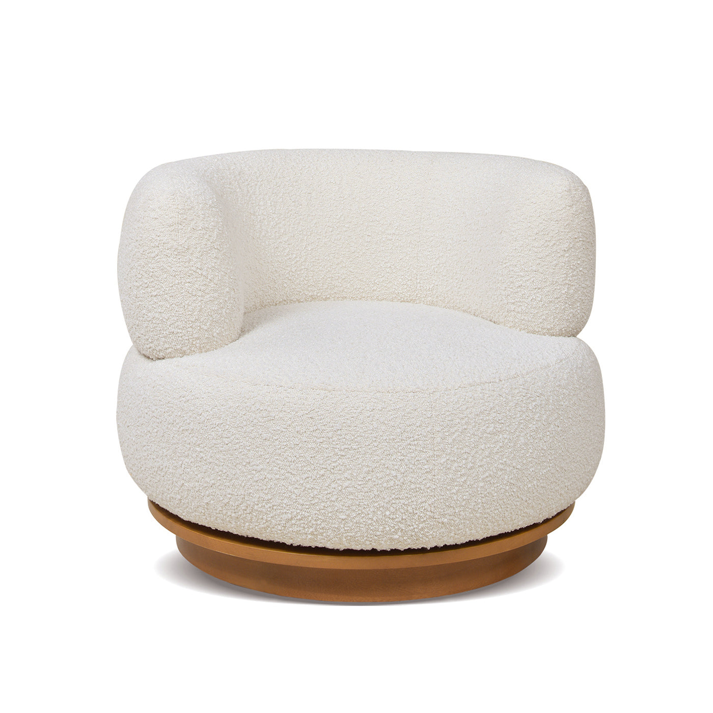 Fuji 360 Swivel Low Barrel Back Accent Chair