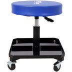 Rolling Pneumatic Creeper Garage Stool with Tool Tray